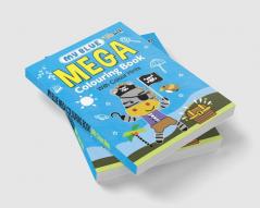 My Blue Mega Colouring Book I colouring book for kids