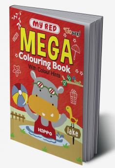 My Red Mega Colouring Book I Crayon Colouring