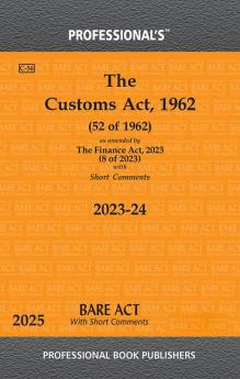 Customs Act 1962 as amended by Finance Act 2023