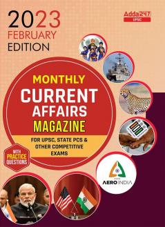 UPSC Monthly Current Affairs Magazine February 2023 (English Printed Edition) by Adda247