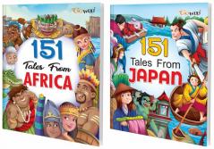 151 Tales from Africa and 151 Tales from Japan I Combo pack of 2 Books I Moral Stories for Children By Gowoo