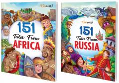 151 Tales from Africa and 151 Tales from Russia I Combo of 2 Books I Learning Stories for Children By Gowoo