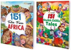 151 Tales from Africa and 151 Sheikh Chilli's Tales I Combo of 2 Books I Fun Stories for children with colourful pictures By Gowoo