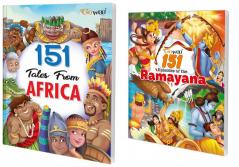 151 Tales from Africa and 151 Episodes of the Ramayana I Pack of 2 Books I Story Books for 8 years to 13 years children By Gowoo