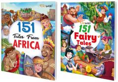 151 Tales from Africa and 151 Fairy Tales I Combo of 2 Books I Collection of most loved stories for kids By Gowoo