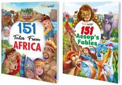 151 Tales from Africa and 151 Aesop's Fables I Pack of 2 Books I Must Read fiction stories By Gowoo