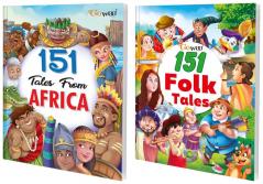 151 Tales from Africa and 151 Folk Tales I Combo pack of 2 Books I Must Read Short Stories For Children By Gowoo