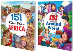 151 Tales from Africa and 151 Stories Around the World I Set of 2 Books I Must Read fiction stories for childrens By Gowoo