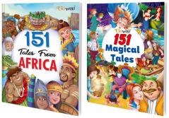 151 Tales from Africa and 151 Magical Tales I Combo of 2 Books I Best selling story books of kids By Gowoo