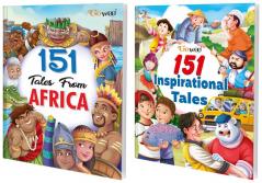 151 Tales from Africa and 151 Inspirational Tales I Combo of 2 Books I Best Selling Children story books By Gowoo