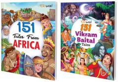 151 Tales from Africa and 151 Vikram-Baital Tales I Combo of 2 Books I Best Stories for Growing Ages By Gowoo