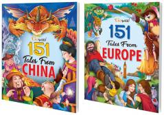 151 Tales from China and 151 Tales from Europe Having fun with stories a Combo of 2 Books By Gowoo