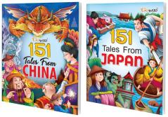 151 Tales from China and 151 Tales from Japan I Combo of 2 Books I Easy to read Stories For Children By Gowoo