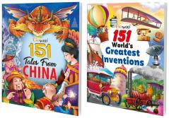 151 Tales from China and 151 World’s Greatest Inventions I Combo of 2 Books I Short Bedtime Stories for Children By Gowoo