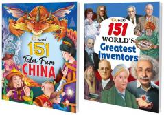 151 Tales from China and 151 World’s Great Inventors I Set of 2 Books I Easy to read Story Books By Gowoo