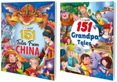 151 Tales from China and 151 Grandpa Tales I Combo of 2 Books I Best Set of Stories By Gowoo