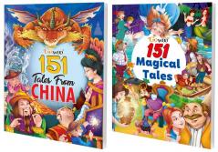 151 Tales from China and 151 Magical Tales I Combo pack of 2 Books I Stories in English For Children By Gowoo