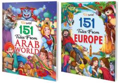 151 Tales from Arab World and 151 Tales from Europe I Set of 2 Books I Stories for growing minds By Gowoo