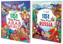 151 Tales from Arab World and 151 Tales from Russia I Gift Pack of 2 Books I Stories for kids By Gowoo