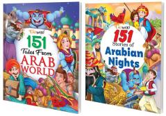151 Tales from Arab World and 151 Stories of Arabian Nights I Combo of 2 Books I Collection of Moral Stories For kids By Gowoo