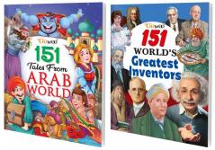 151 Tales from Arab World and 151 World’s Great Inventors I Pack of 2 Books I Collection of most loved stories for children By Gowoo