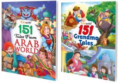 151 Tales from Arab World and 151 Grandma Tales I Pack of 2 Books I Most Lovable stories For children By Gowoo