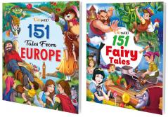 151 Tales from Europe and 151 Fairy Tales I Combo pack of 2 Books I 300+ stories for Children By Gowoo