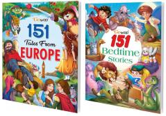 151 Tales from Europe 151 Bedtime Stories I Combo pack of 2 Books I Story Books for Young Minds By Gowoo
