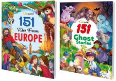 151 Tales from Europe and 151 Ghost Stories I Combo pack of 2 Books I Stories in English For Children By Gowoo