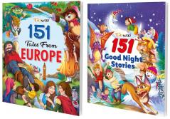 151 Tales from Europe and 151 Goodnight Stories I Combo of 2 Books I Collection of Stories for Children By Gowoo