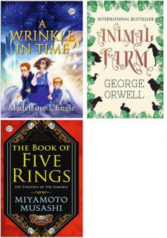 A Wrinkle in Time + Animal Farm + The Book of Five Rings (Paperback)