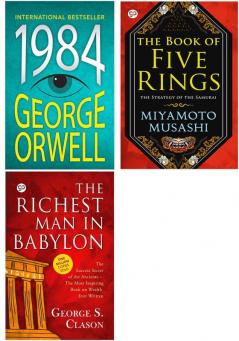 1984 + The Book of Five Rings + The Richest Man in Babylon (Paperback)