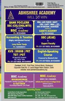 BSC Monthly Magazine for BANKSSSCCSATMBANDA&CDS EXAMS- May'23