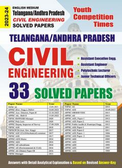 2023-24 Telangana/Andhra Pradesh  Civil Engineering Practice Set Solved Papers