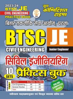 2023-24 BTSC JE Civil Engineering Practice Book