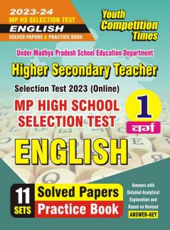 2023-24 MP HS Selection Test English Solved Papers & Practice Book