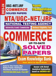 2023-24 UGC  NTA NET/SLET/JRF Commerce Solved Papers