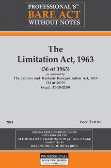 The Limitation Act 1963