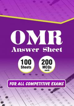 Practise OMR Sheets For All Exams 100 Sheets Of 200 MCQs