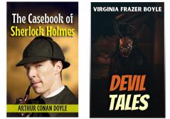 Mystery and the Supernatural: Devil Tales and Sherlock Holmes Casebook | Set of 2 Greatest Horror & Mystery Collection all Time by Virginia Frazer Boyle; Arthur Conan Doyle