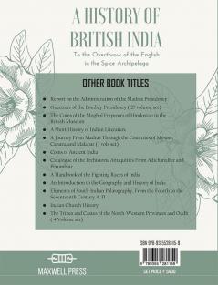 A HISTORY OF BRITISH INDIA (Vol1)