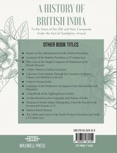 A HISTORY OF BRITISH INDIA (Vol 2)