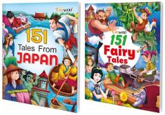 151 Tales from Japan and 151 Fairy Tales I Pack of 2 Books I Collection of most loved stories for children By Gowoo