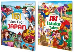 151 Tales from Japan and 151 Jataka Tales I Combo pack of 2 Books I illustrated must read stories By Gowoo