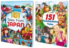 151 Tales from Japan and 151 Panchatantra Tales I Pack of 2 Books I Must Read fiction stories By Gowoo