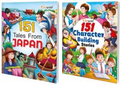 151 Tales from Japan and 151 Character-Building Stories I Combo of 2 Books I Best Stories for Growing Ages By Gowoo