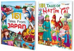 151 Tales from Japan and 151 Tales of Hatim Tai Having fun with stories a Combo of 2 Books By Gowoo