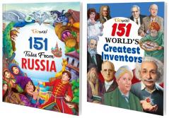 151 Tales from Russia and 151 World’s Great Inventors I Combo of 2 Books I Short Bedtime Stories for Children By Gowoo