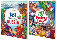 151 Tales from Russia and 151 Fairy Tales I Set of 2 Books I Easy to read Story Books By Gowoo