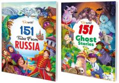 151 Tales from Russia and 151 Ghost Stories I Combo of 2 Books I Set of Illustrated Stories For Childrens By Gowoo